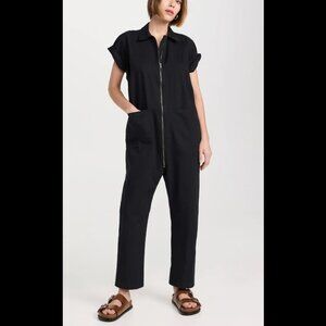 Rachel Comey  Barrie Jumpsuit in Black Twill, Size 2